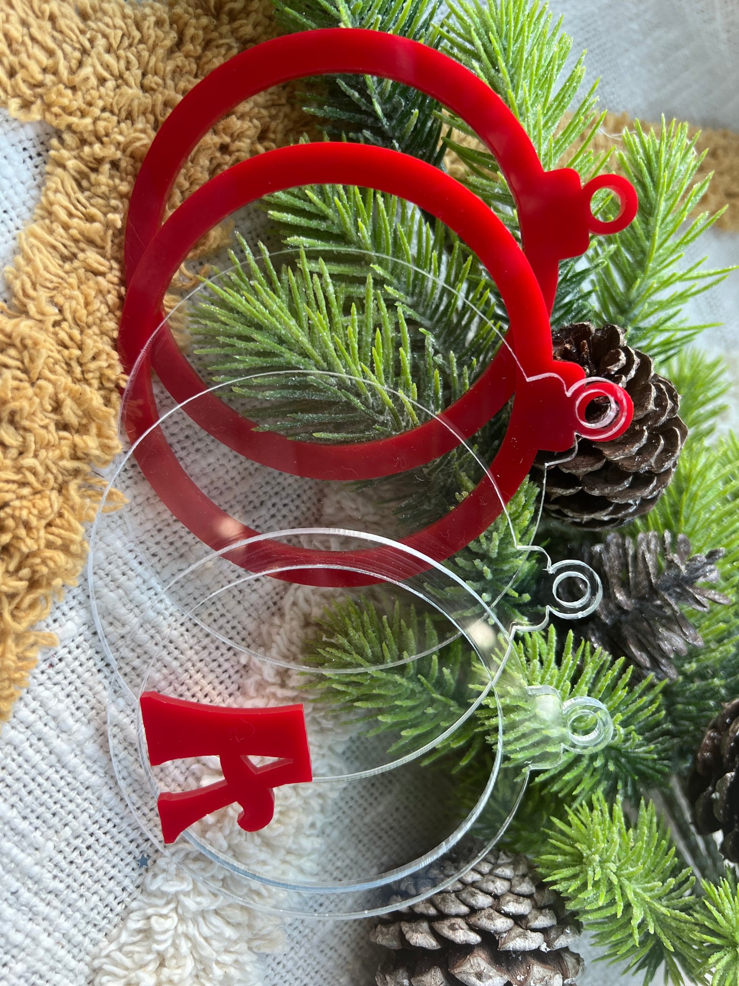 Personalised shaker bauble kit set