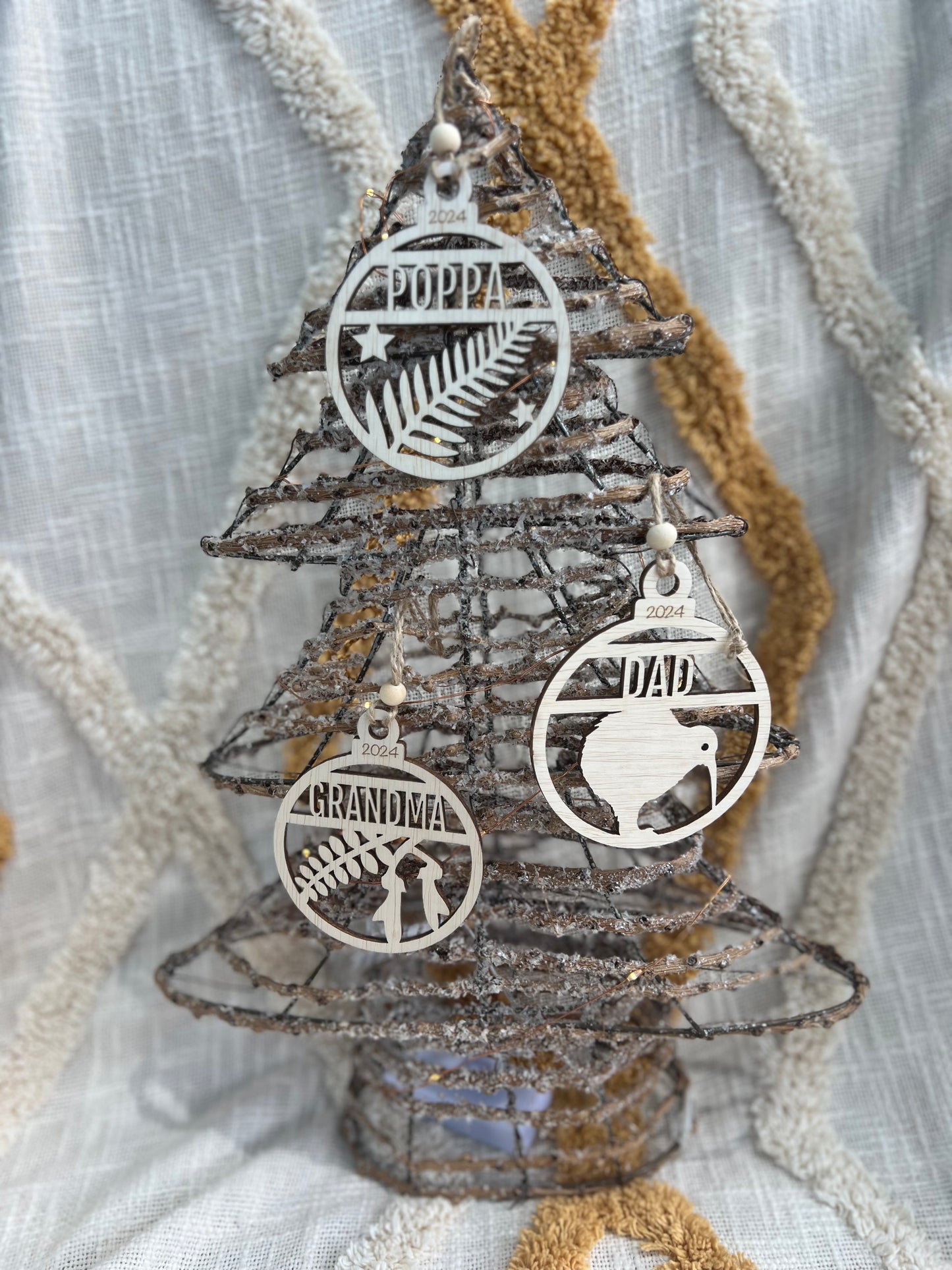 Kiwikana Christmas Ornaments