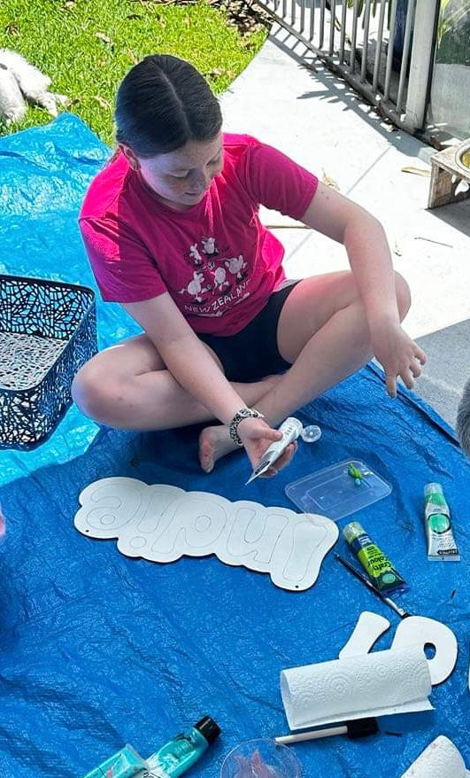 Unpainted Name Plaque