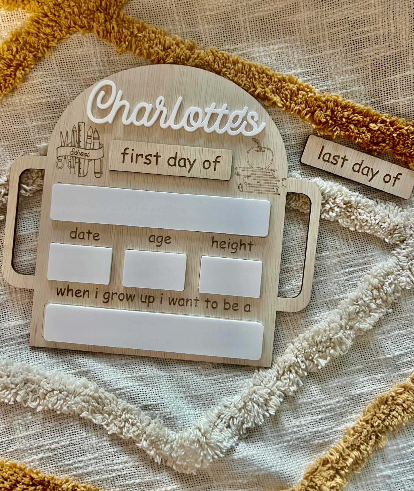 First/Last Day School Board