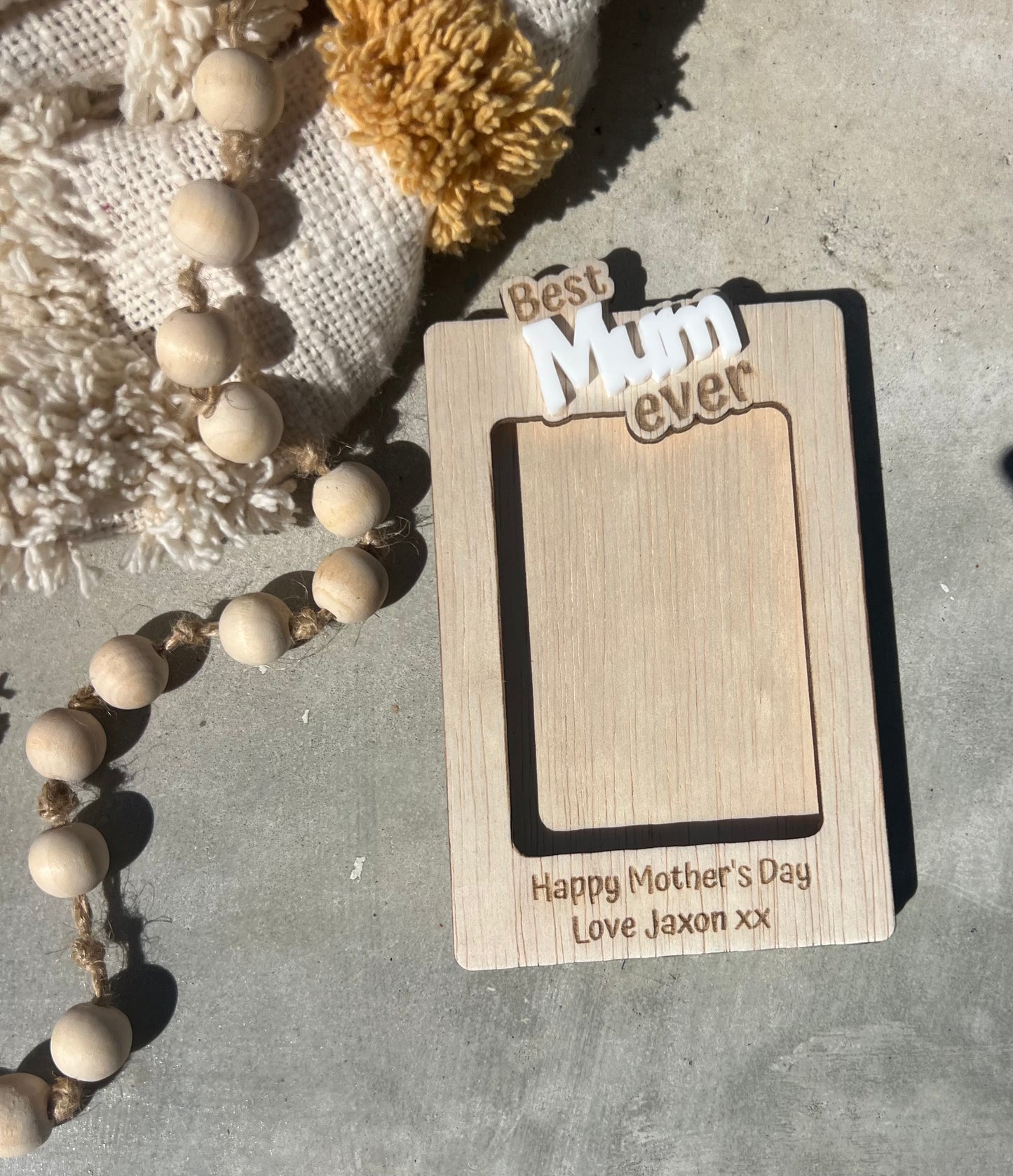 Magnetic Mum Photo Frame