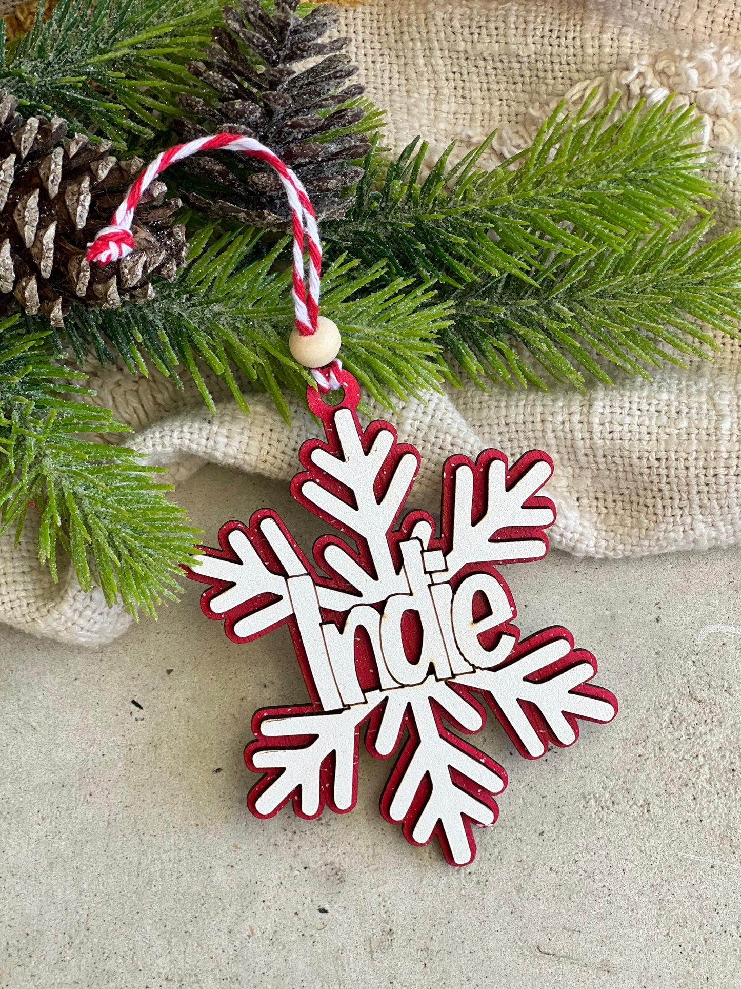 Personalized Snowflake Ornament