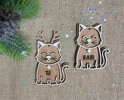 Personalized Cat Ornament