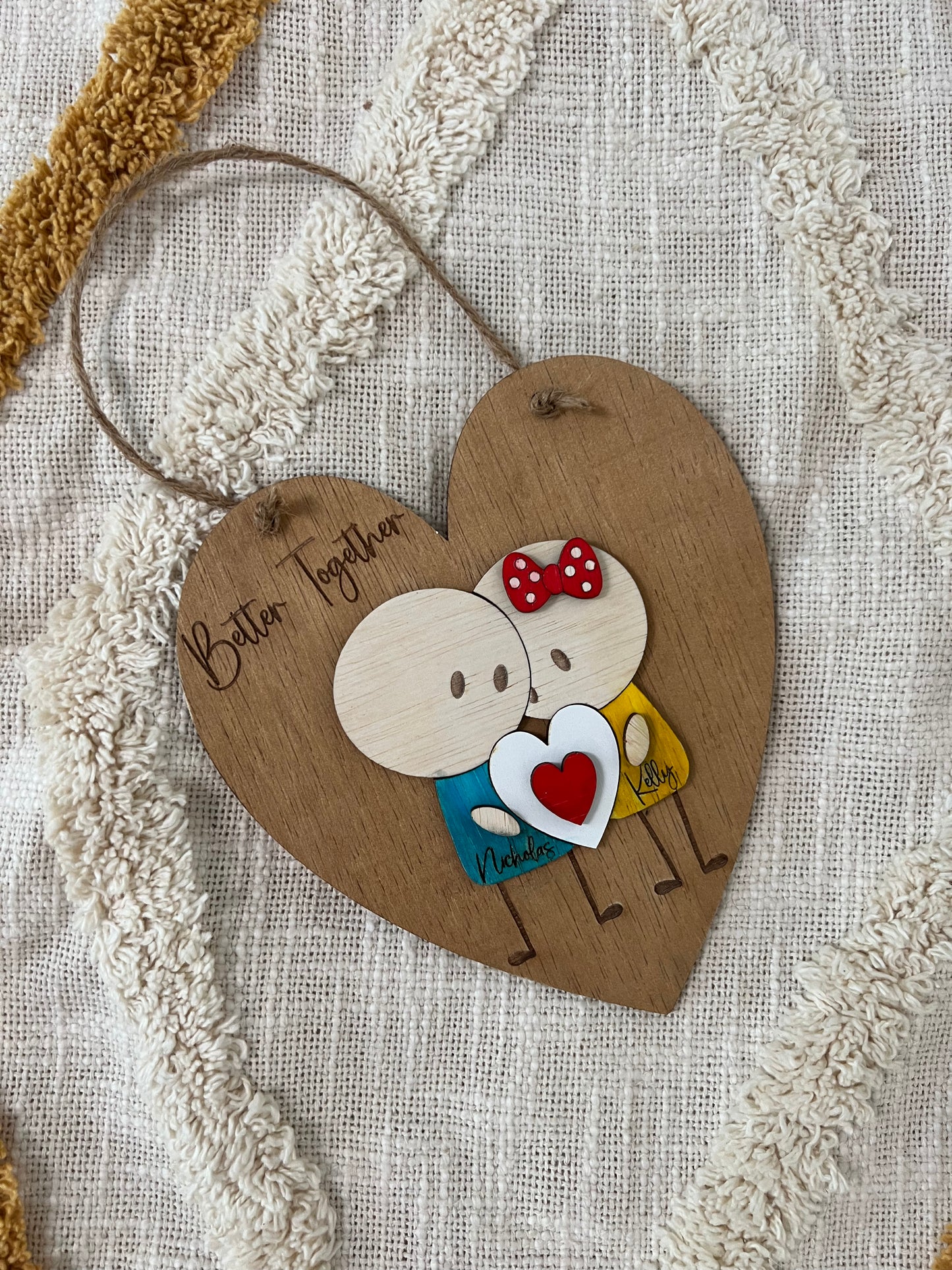 Valentine’s Day Heart Plaque