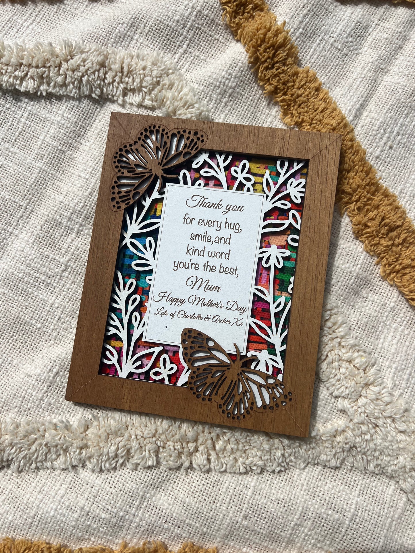 Mother’s Day , Butterflies Frame