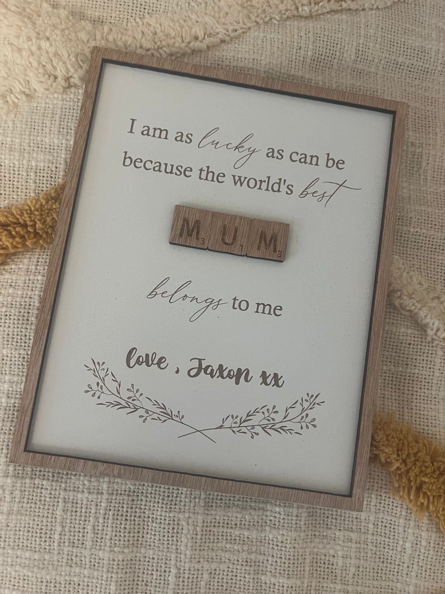Mum Plaque