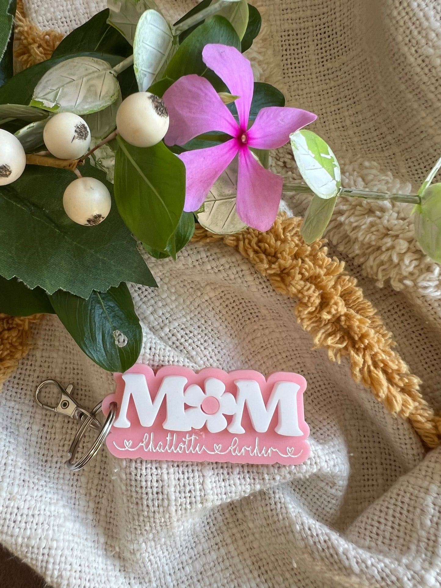 Personalised Mum Keychain