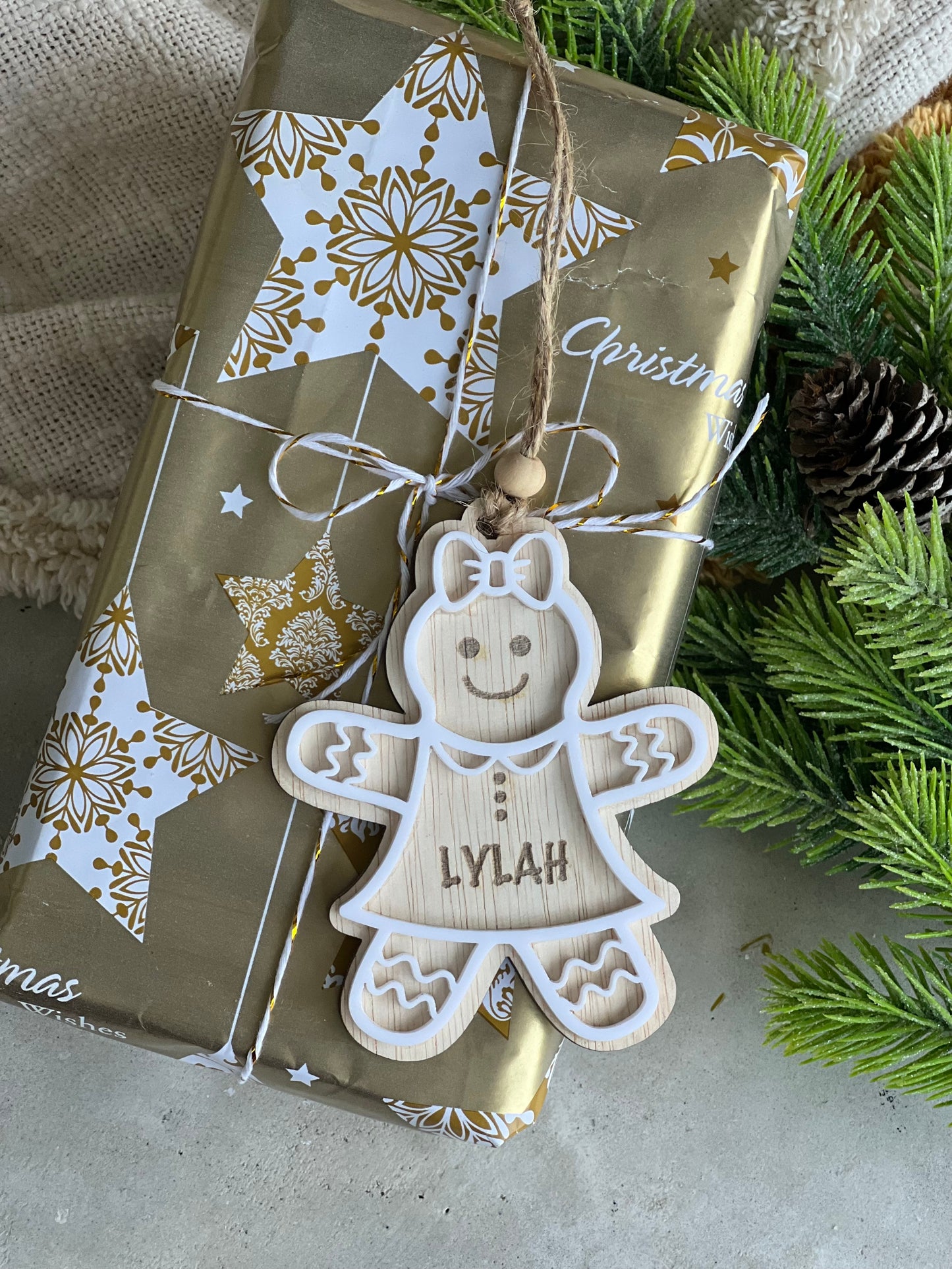 Personalised Gingerbread Tags