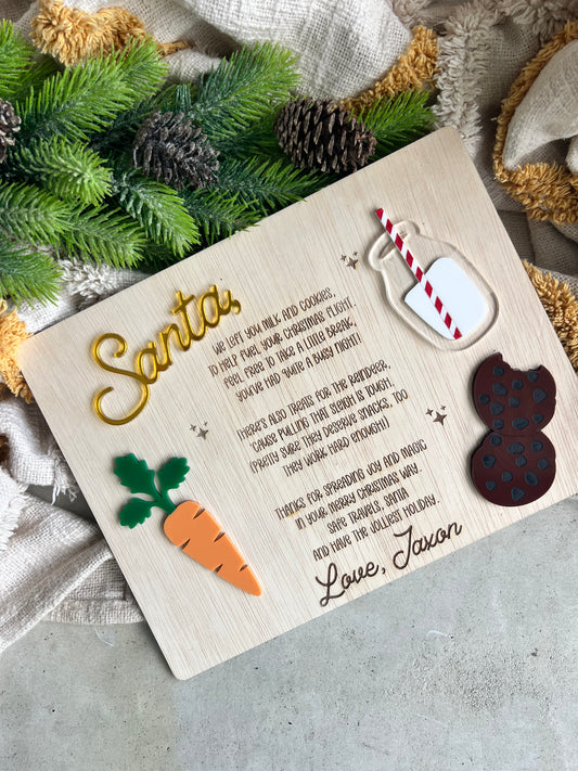 Santa treat board