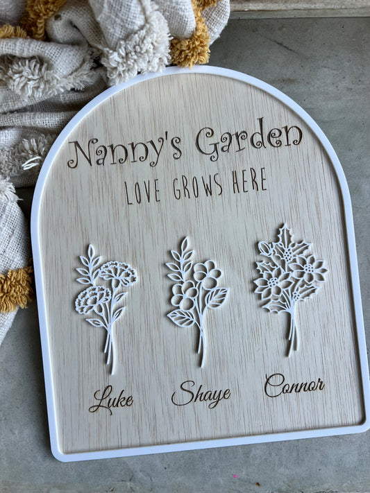 Mum’s Garden Sign