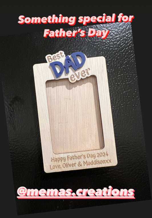 Father’s Day Frame with Magnetic