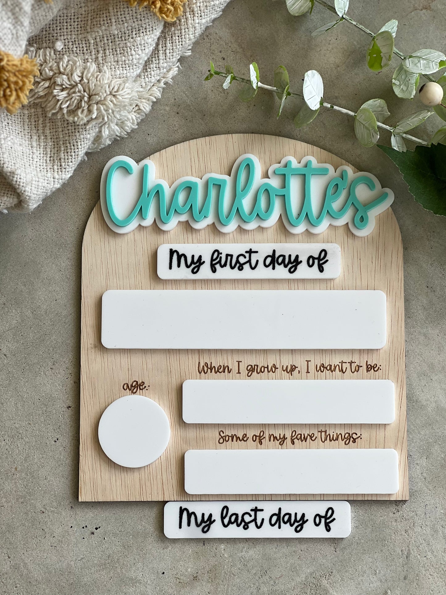 Back to school Board