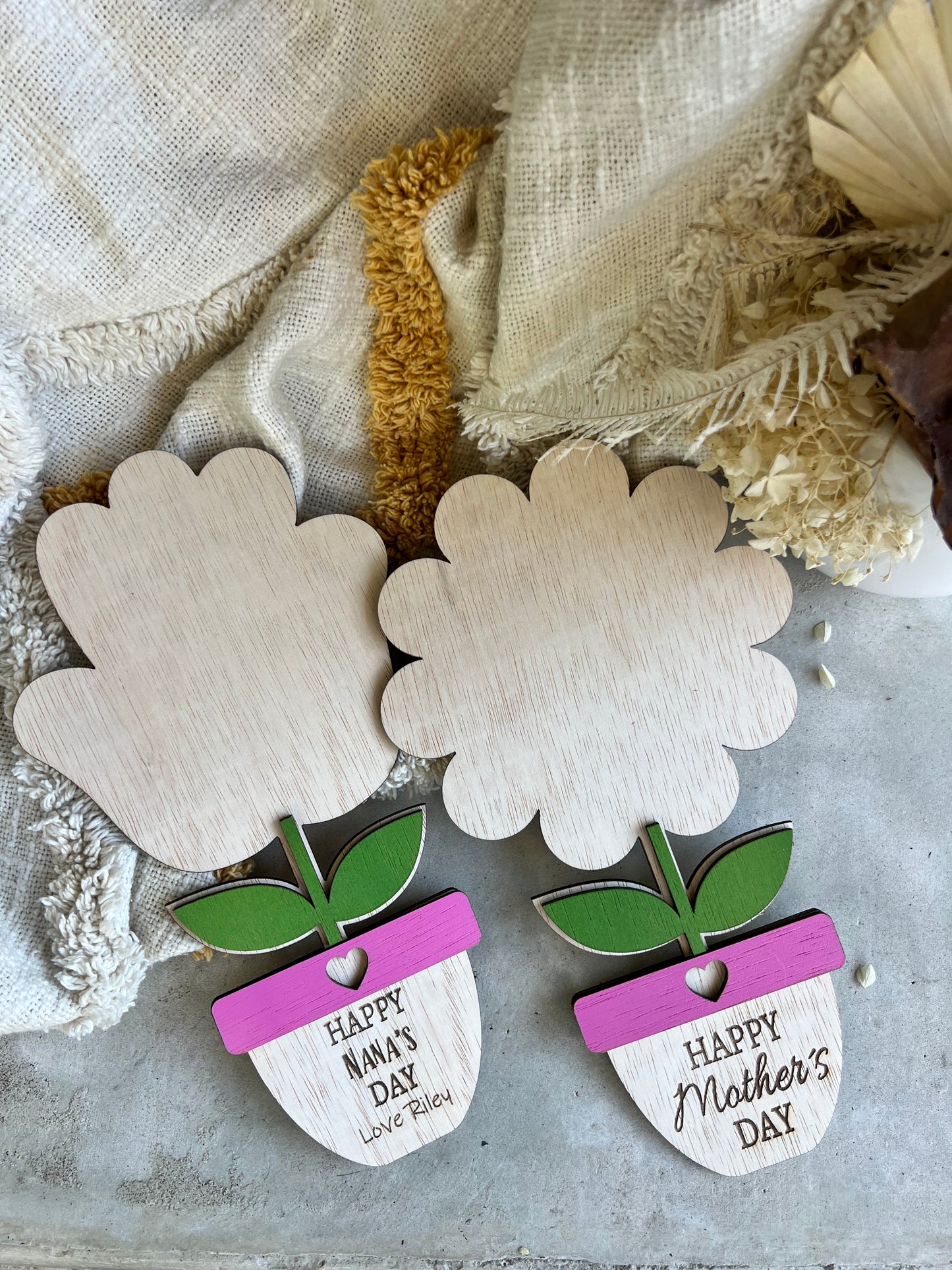 Personalised Mother's Day Hand and Fingerprints Boards