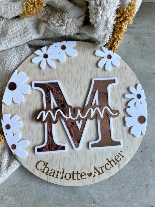 Mum Plaque