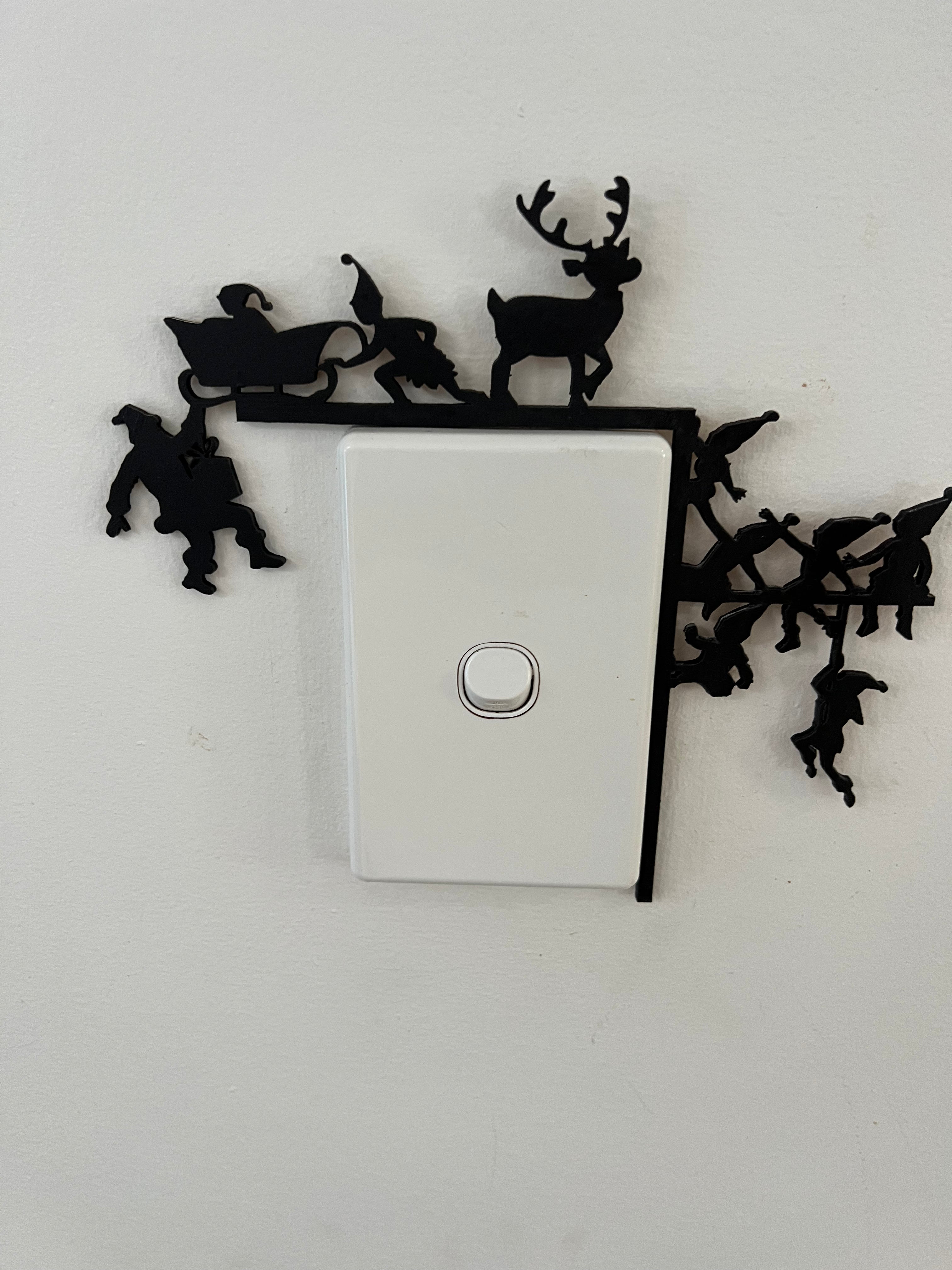 Christmas Unpainted Light Switch Hangers – Mema's Creations Sunshine Coast