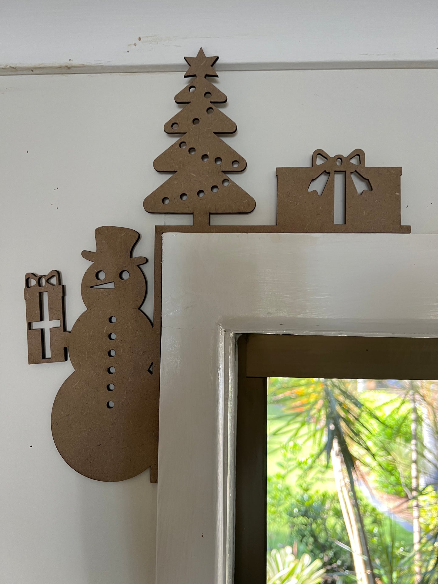 Christmas Unpainted  Door and Window Hangers