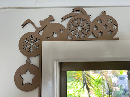 Christmas Unpainted  Door and Window Hangers