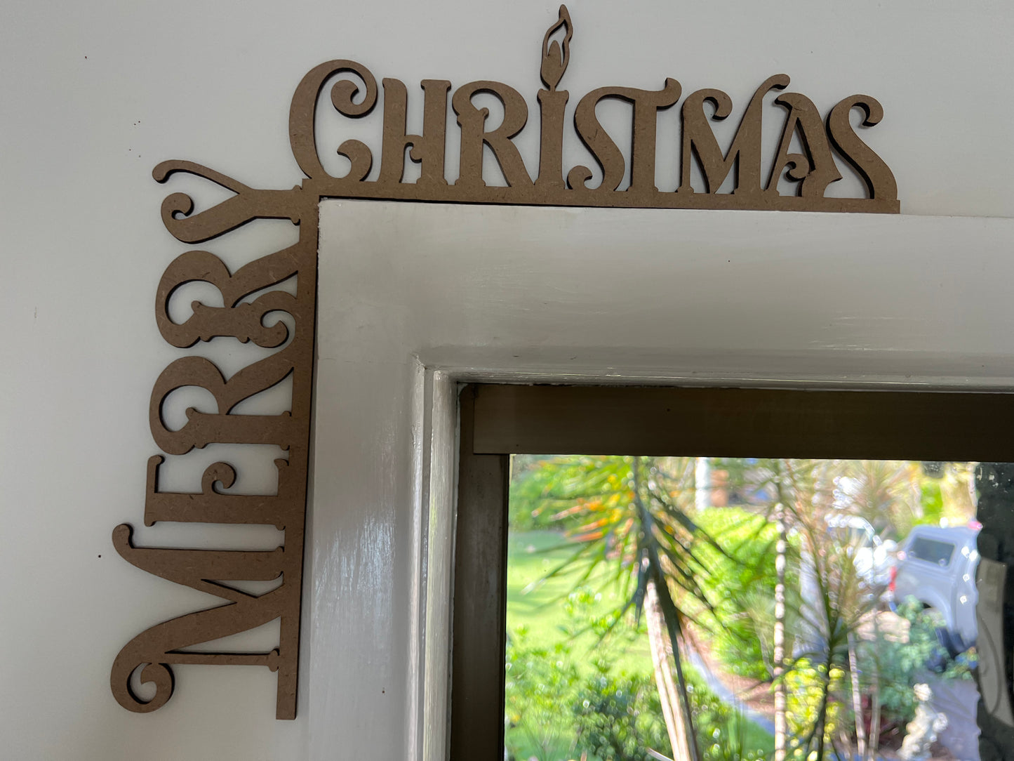 Christmas Unpainted  Door and Window Hangers