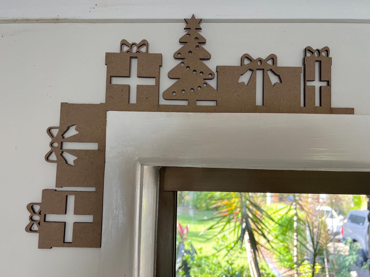 Christmas Unpainted  Door and Window Hangers