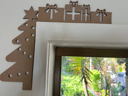 Christmas Unpainted  Door and Window Hangers