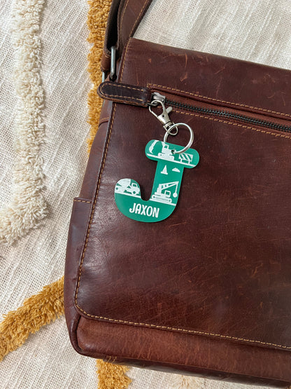 Personalized Alphabet Bag Tags