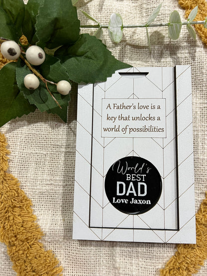 Father’s Day Keychain and Box