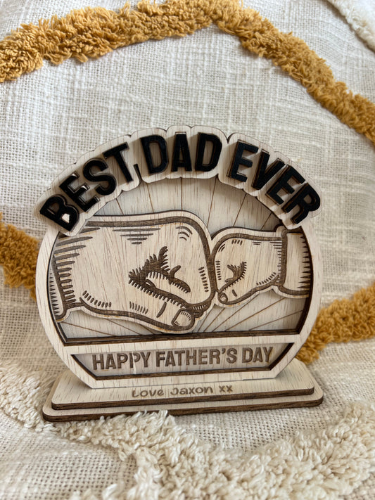 Best Dad Ever Plaque