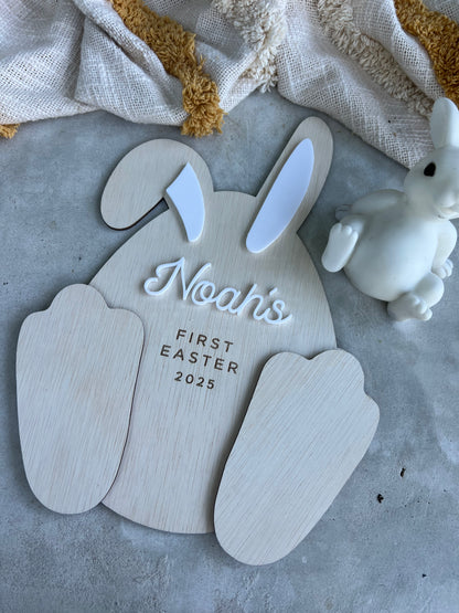 First Easter Footprint Board