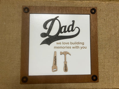 Personalized Father's Day Plaque's