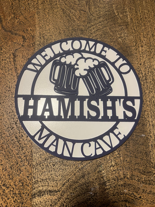 Personalised Welcome to Man Cave