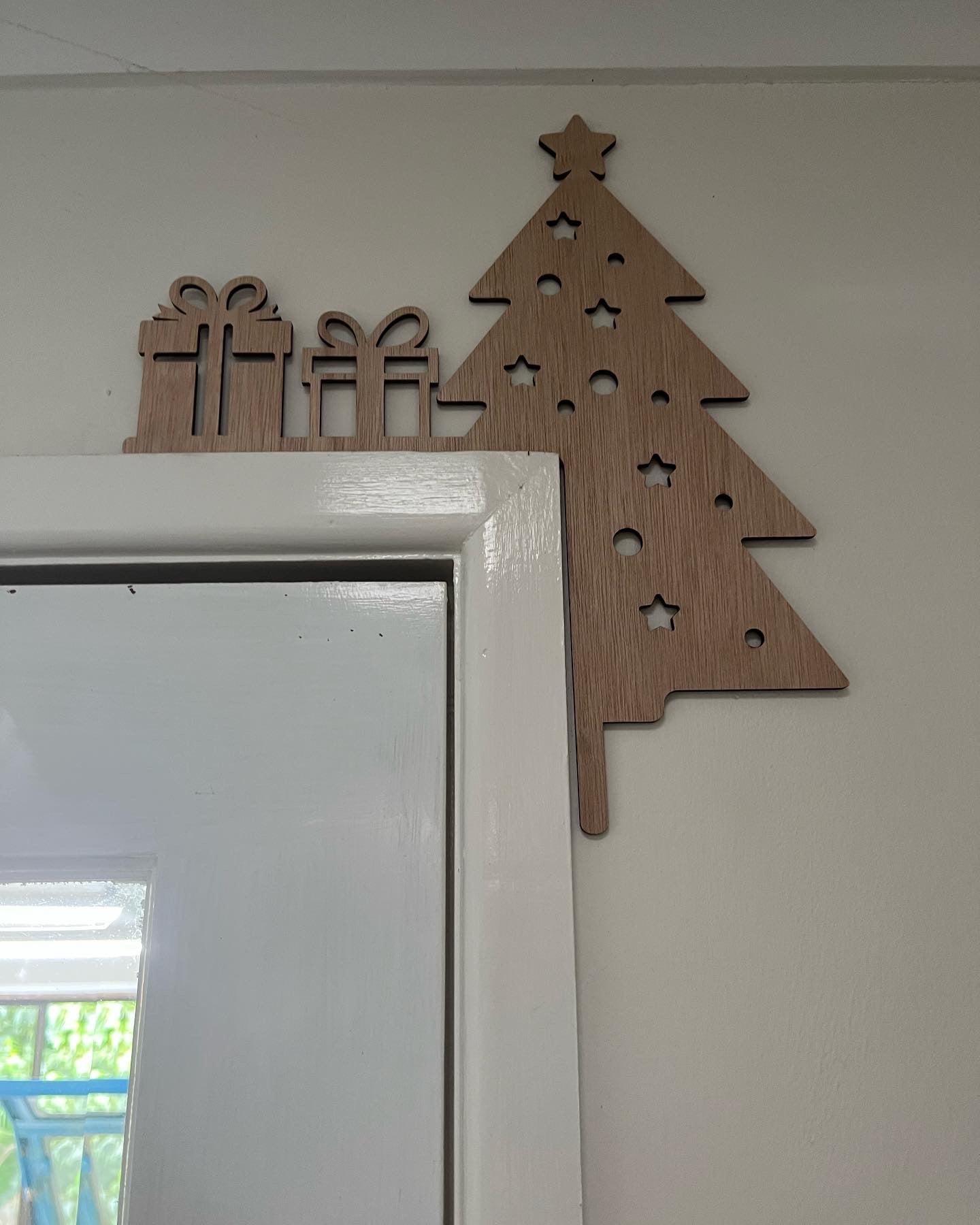 Christmas Unpainted  Door and Window Hangers