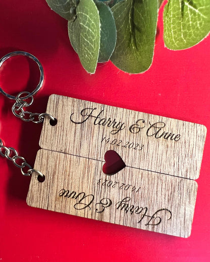 Personalised Valentines Day Keychains song