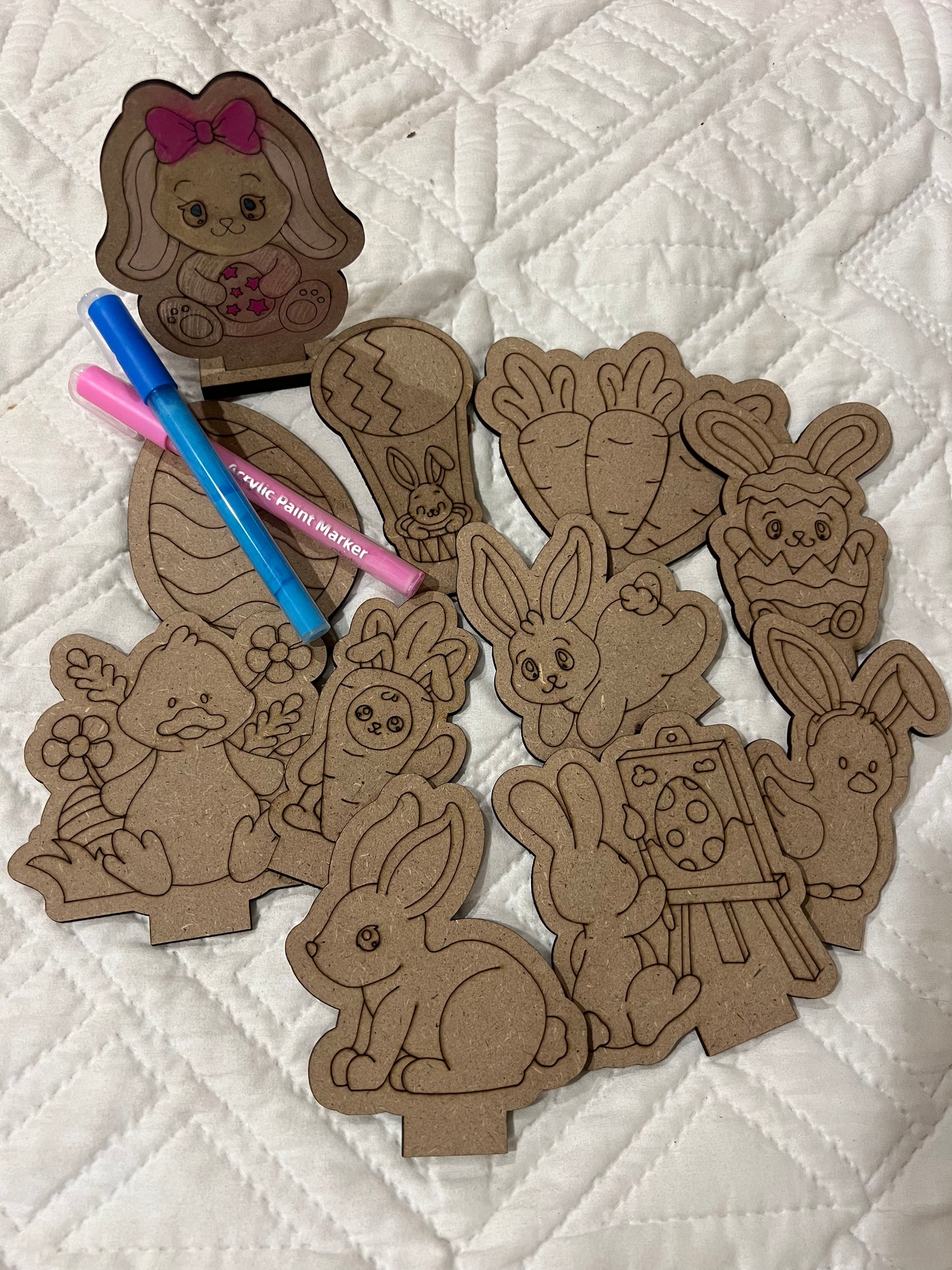 Easter Colouring Cut outs