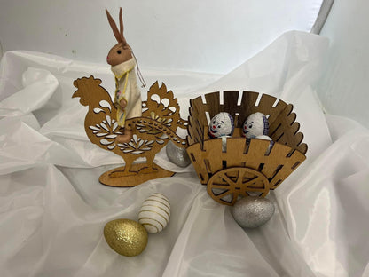 Easter Chicken and Cart