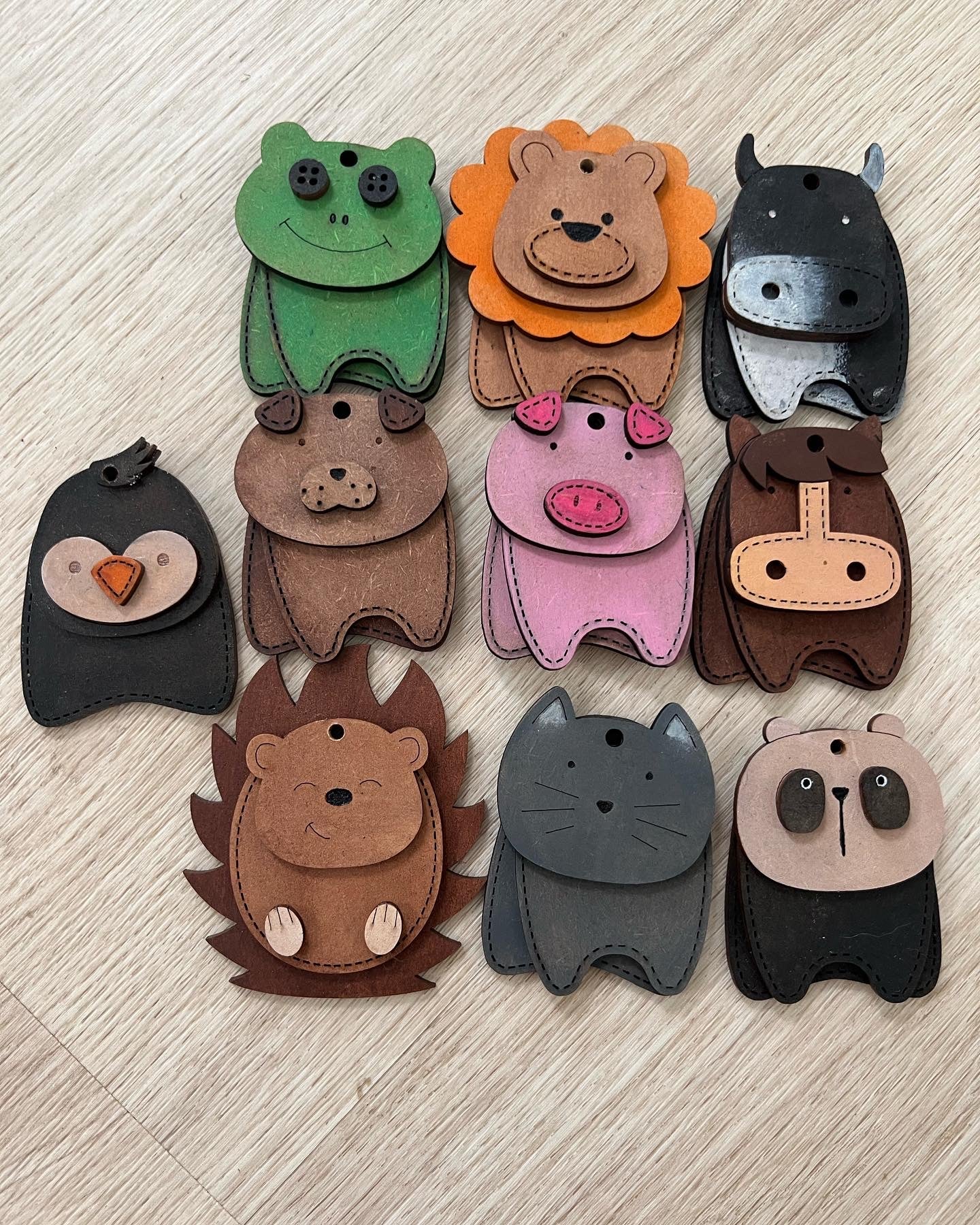 Personalised Animal Keychains