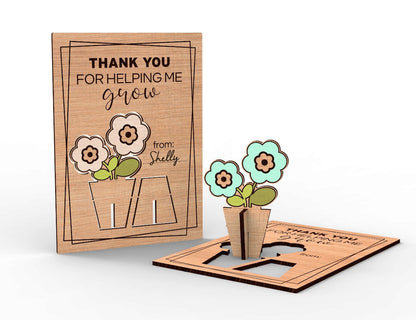 Mothers Day Flower Card