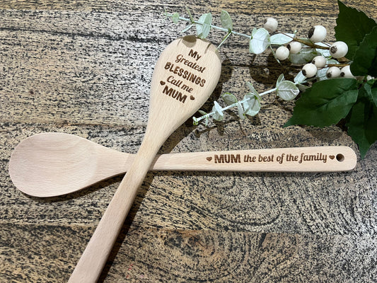 Personalised Mother's Day Wooden Spoon