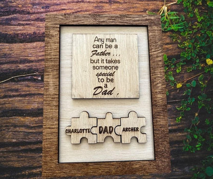 Father's Day Puzzle Frame