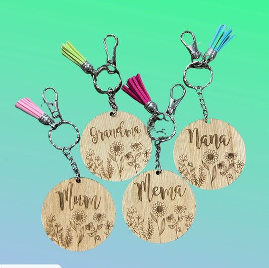 Mother's Day Keychains circle